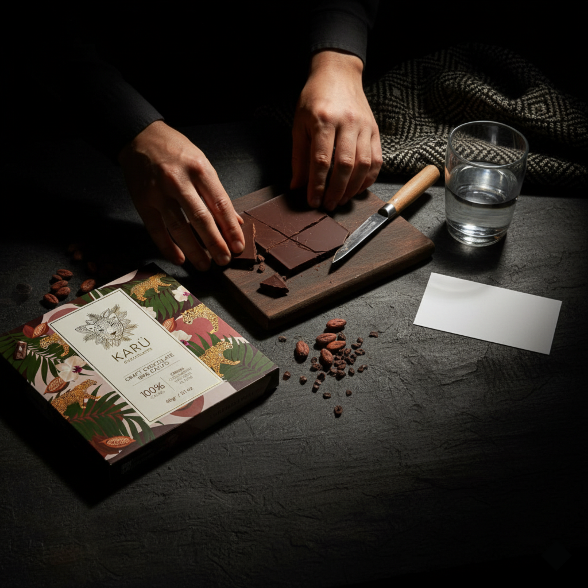 Pure Cacao — Dark Chocolate Single Origin (100% Cacao)
