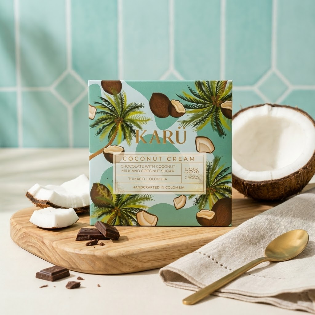 Coconut Cream — Vegan Chocolate with Coconut Milk & Coconut Sugar