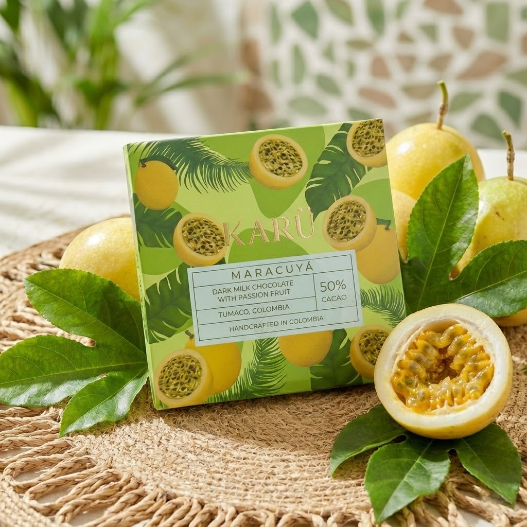 Maracuyá (Dark milk chocolate with passion fruit)