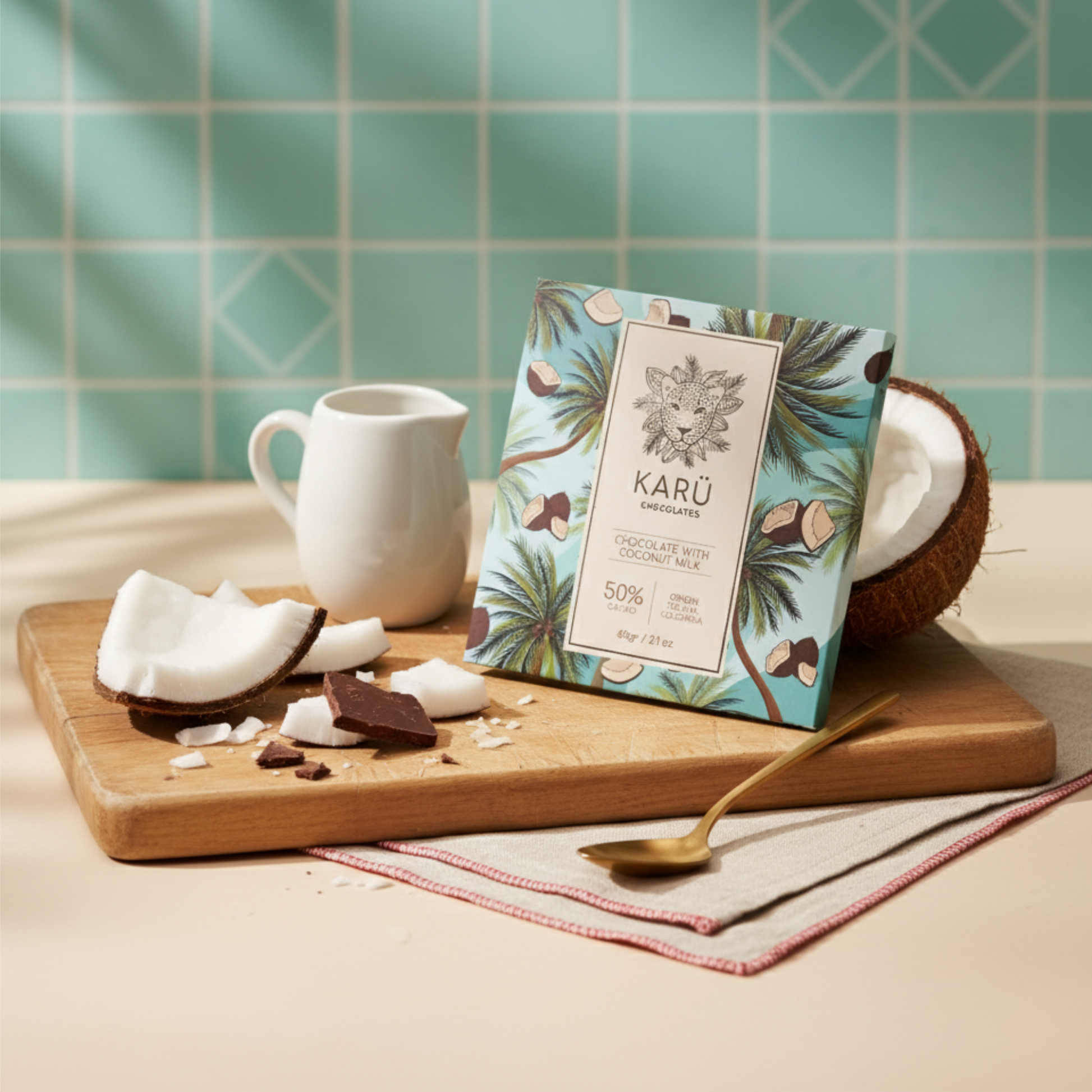 Coconut Cream — Vegan Chocolate with Coconut Milk & Coconut Sugar